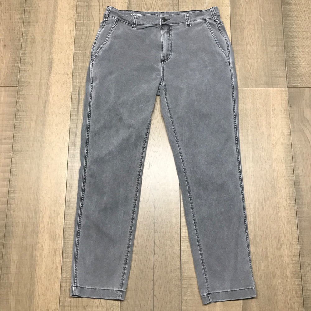 Mugsy Jeans Mens Size 35 X 32 Gray Stretch Flex Denim Comfort Casual